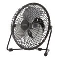 Ventilatore da tavolo USB 1,75 W/5 V, Ø 18 cm, nero