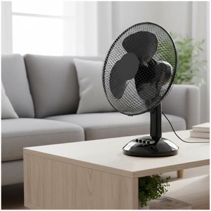 Ventilatore da tavolo VIENTO 40W/230V nero