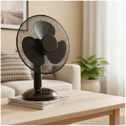 Ventilatore da tavolo VIENTO 40W/230V nero