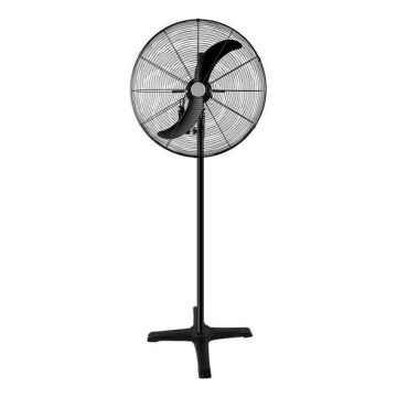 Ventilatore industriale a piantana 180W/230V, diametro 66 cm, nero