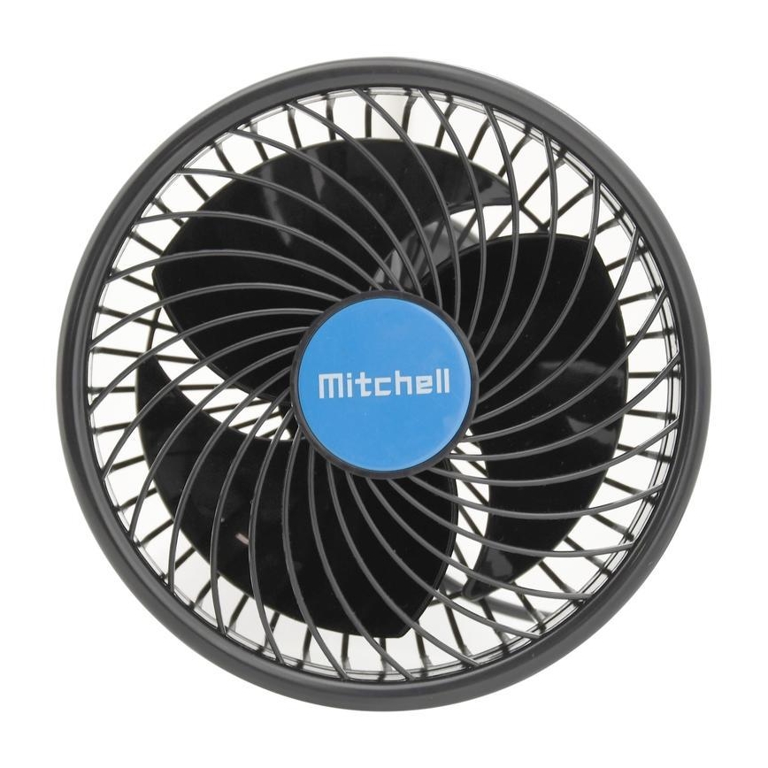 Ventilatore per auto con ventosa 9W/12V nero