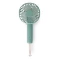 Ventilatore tascabile ricaricabile 5W/5V 1200 mAh turchese