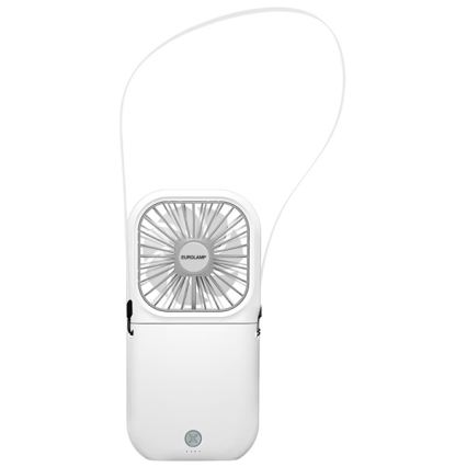Ventilatore tascabile ricaricabile 5W/5V 2500 mAh bianco