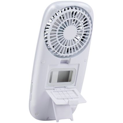 Ventilatore tascabile ricaricabile LED RGB con effetto nebbia, 3,7 V 1200 mAh