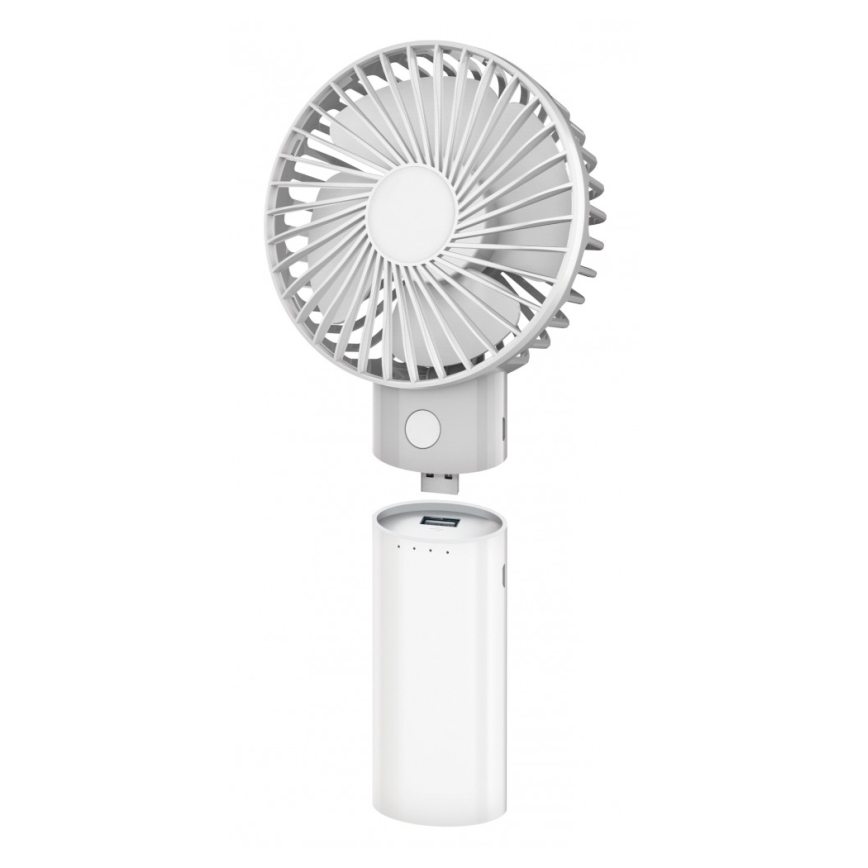 Ventola di ricarica con power bank 4000 mAh/3,7V microUSB