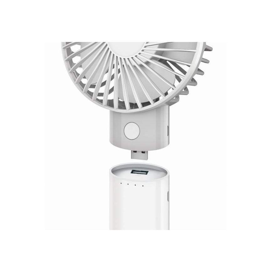 Ventola di ricarica con power bank 4000 mAh/3,7V microUSB