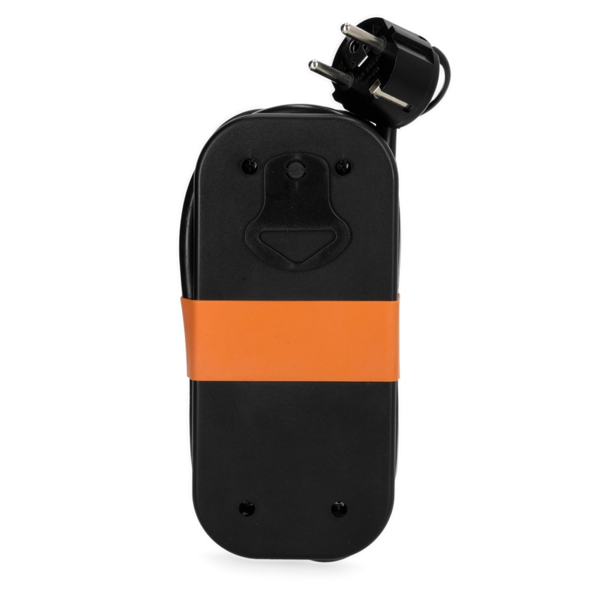 Verlängerungskabel 2Z + 2xUSB 1,4 m schwarz