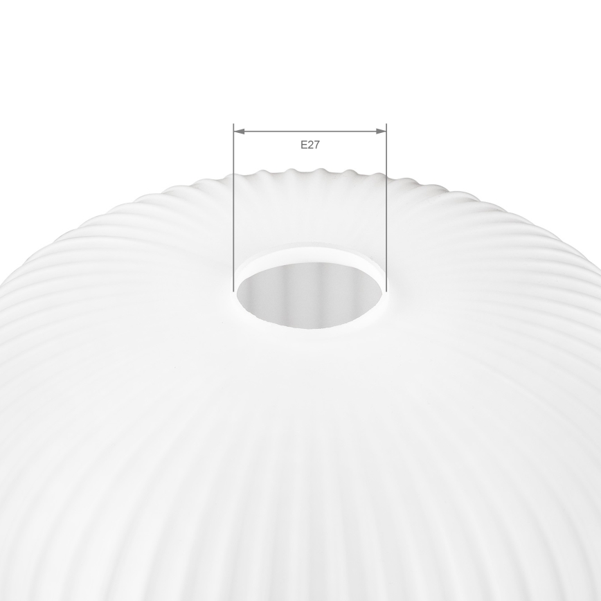 Verre de rechange pour lustre HARMA E27, 23 x 25 cm, blanc