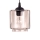 Verre de rechange pour lustre POBO E27, diamètre 15 cm, beige fumé