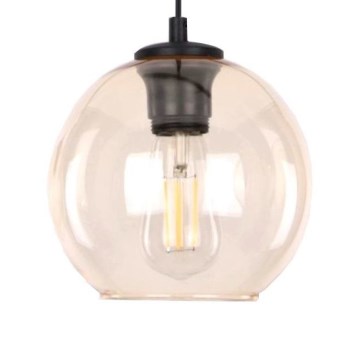 Verre de rechange pour lustre POBO G9, Ø 14 cm, beige fumé