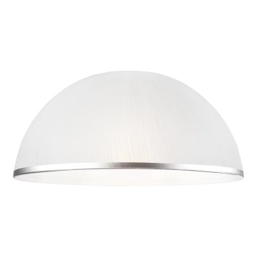 Verre de rechange pour lustre RETRO, ANTICO E27, Ø 30 cm, blanc/argenté