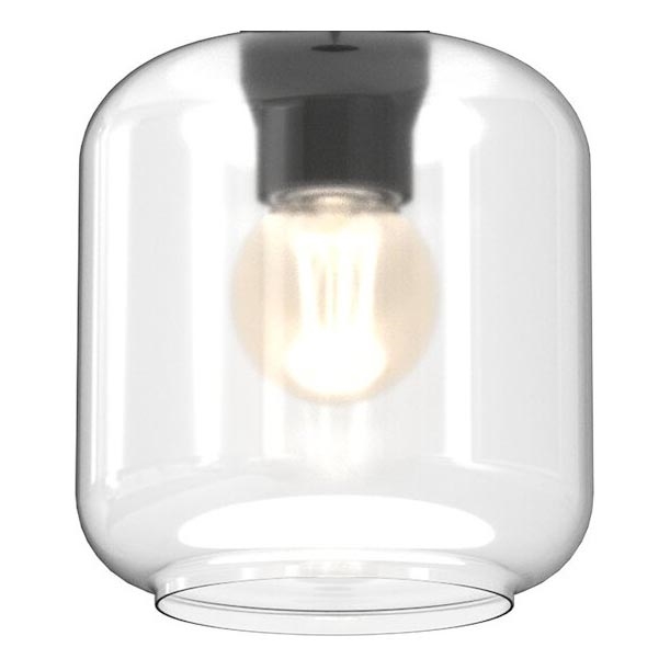 Verre de rechange pour lustre SOMBRA E27 Ø 16 cm transparent