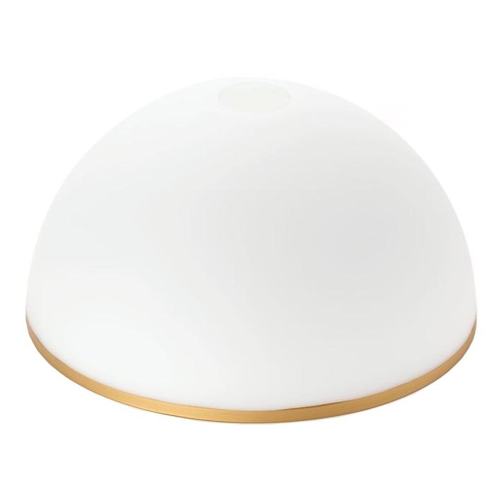 Verre de rechange pour suspension et lampadaire OLD LAMP E27 d. 30 cm blanc/doré
