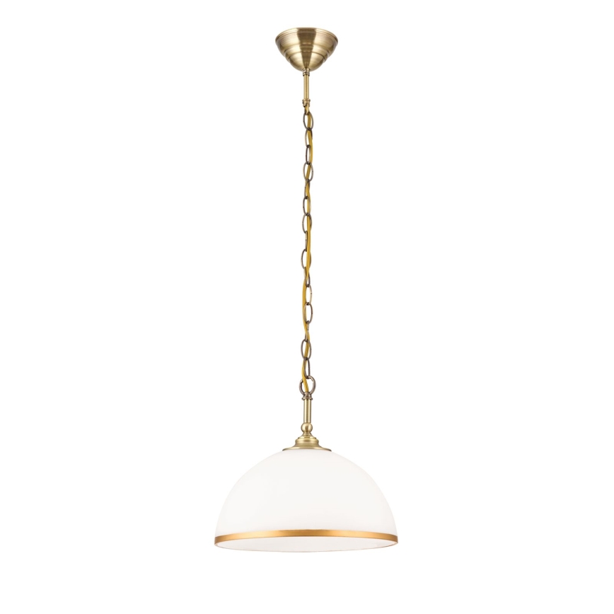 Verre de rechange pour suspension et lampadaire OLD LAMP E27 d. 30 cm blanc/doré