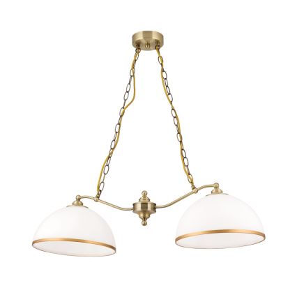Verre de rechange pour suspension et lampadaire OLD LAMP E27 d. 30 cm blanc/doré