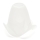 Verre de rechange pour suspension et lampe SISI E14 d. 13 cm blanc