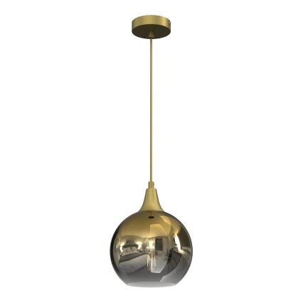 Verre de rechange pour suspension MONTE E27 d. 20 cm doré/fumé
