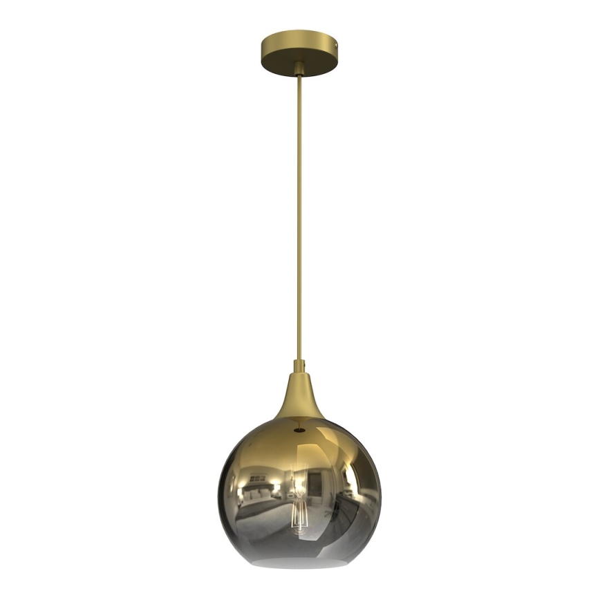 Verre de rechange pour suspension MONTE E27 d. 20 cm doré/fumé