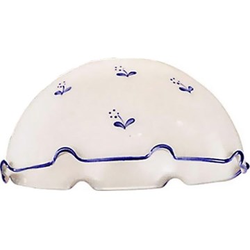 Verre de rechange universel NONNA E27 d. 20 cm blanc/bleu