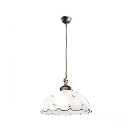 Verre de rechange universel NONNA E27 d. 20 cm blanc/bleu