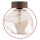 Verre de remplacement pour lustre et applique murale LAVA G9 — beige fumé