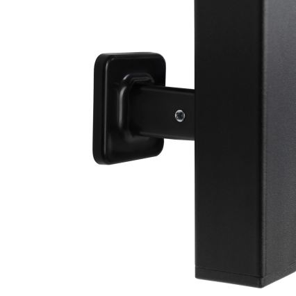 Vertaduro - Elektrischer Handtuchwärmer mit Thermostat DOR 155W/230V 80x48 cm IP44 schwarz links