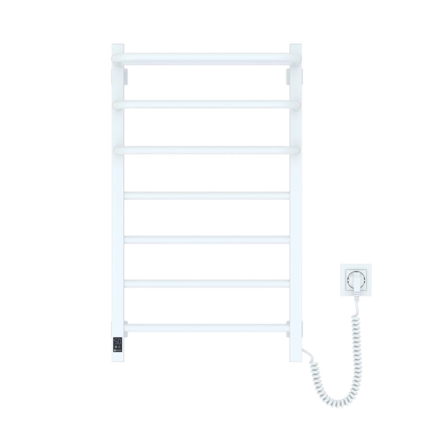 Vertaduro - Sèche-serviettes électrique avec thermostat DOR 155W/230V 80x48 cm IP44 blanc, côté droit