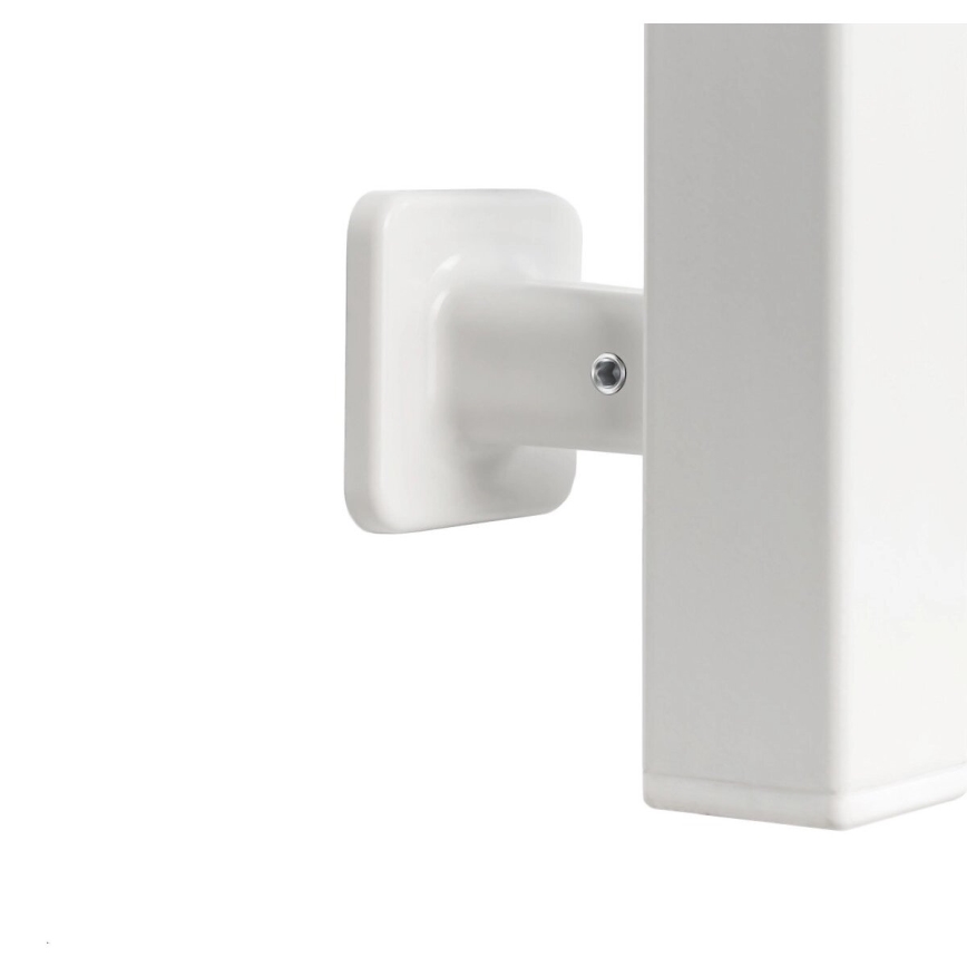 Vertaduro - Sèche-serviettes électrique avec thermostat VEO 70W/230V 120x9 cm IP44 blanc côté droit