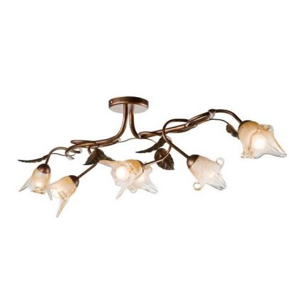 Vetro di ricambio per lampadario ANIA E14 95x130 mm trasparente