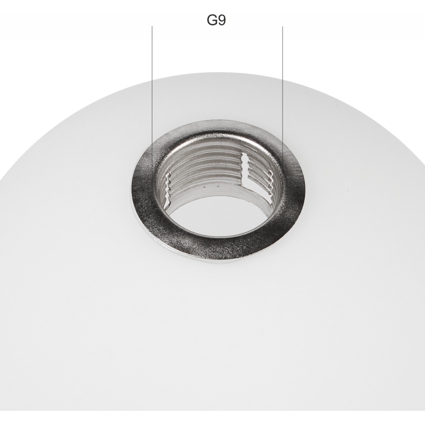 Vetro di ricambio per lampadario ASTRO G9 diam. 10 cm