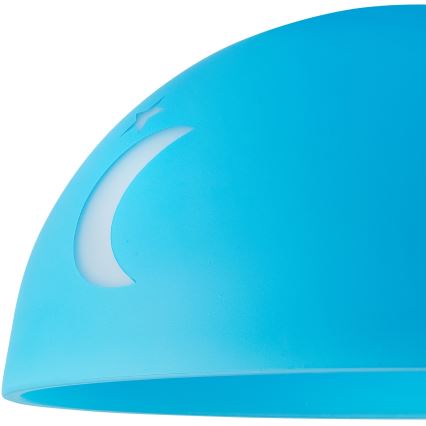 Vetro di ricambio per lampadario DAY & NIGHT E27 diametro 30 cm blu