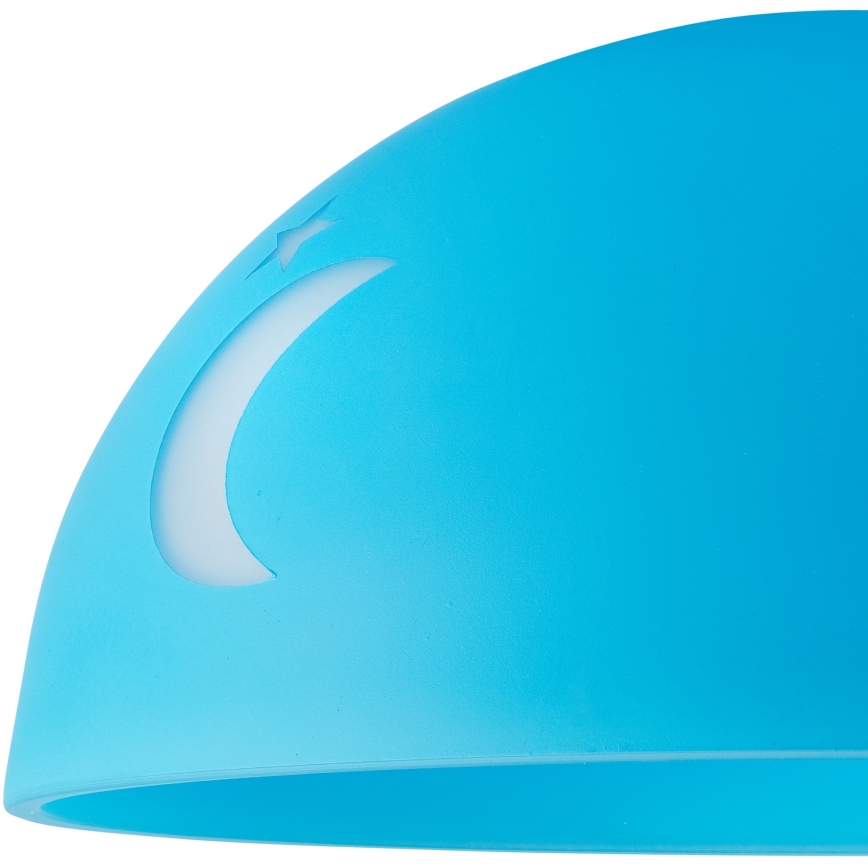Vetro di ricambio per lampadario DAY & NIGHT E27 diametro 30 cm blu