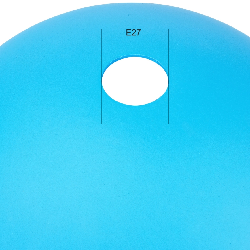Vetro di ricambio per lampadario DAY & NIGHT E27 diametro 30 cm blu