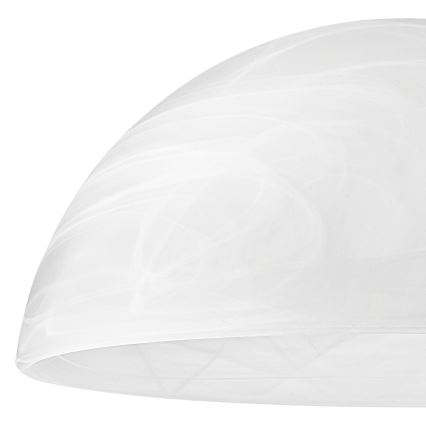 Vetro di ricambio per lampadario E27 130x300 mm bianco