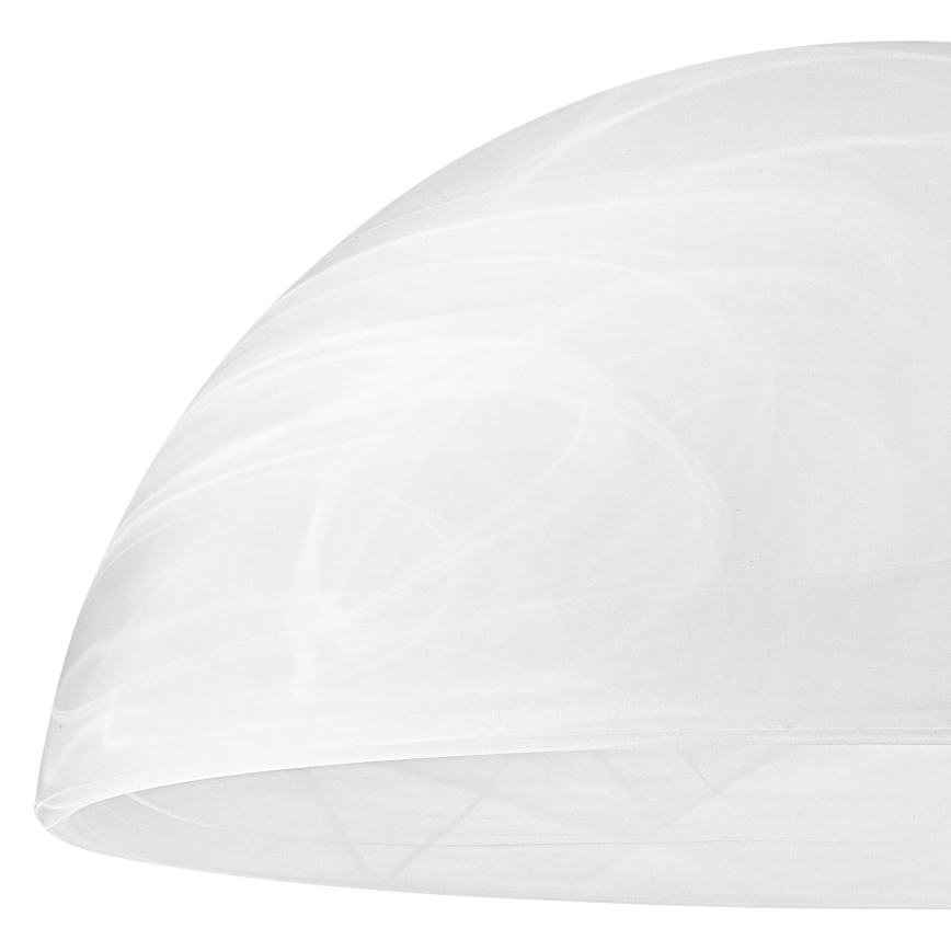Vetro di ricambio per lampadario E27 130x300 mm bianco