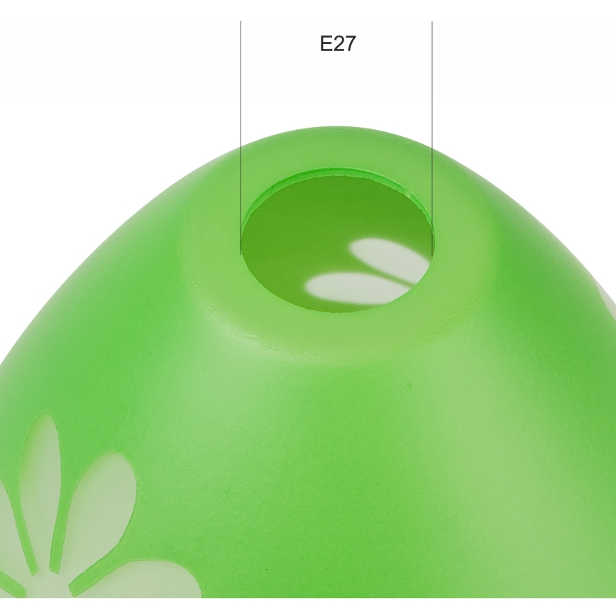 Vetro di ricambio GARDEN E27 diametro 23 cm verde