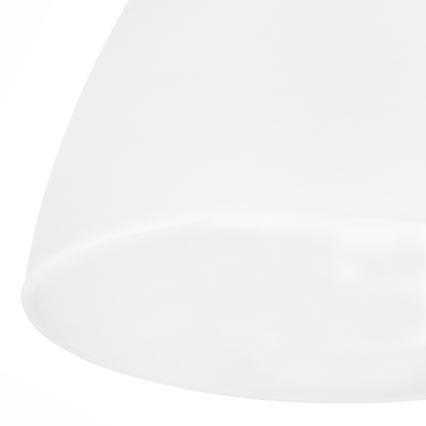 Vetro di ricambio per lampadari, lampade da tavolo, lamapda da terra, plafoniera e appliques MIRANDA E27 110x130 mm bianco