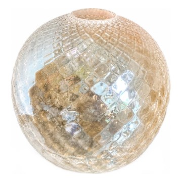 Vetro di ricambio per lampada da tavolo E27 Ø 17 cm, fumé beige