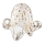 Vetro di ricambio per lampadario ANIA E14 95x130 mm trasparente