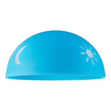 Vetro di ricambio per lampadario DAY & NIGHT E27 diametro 30 cm blu