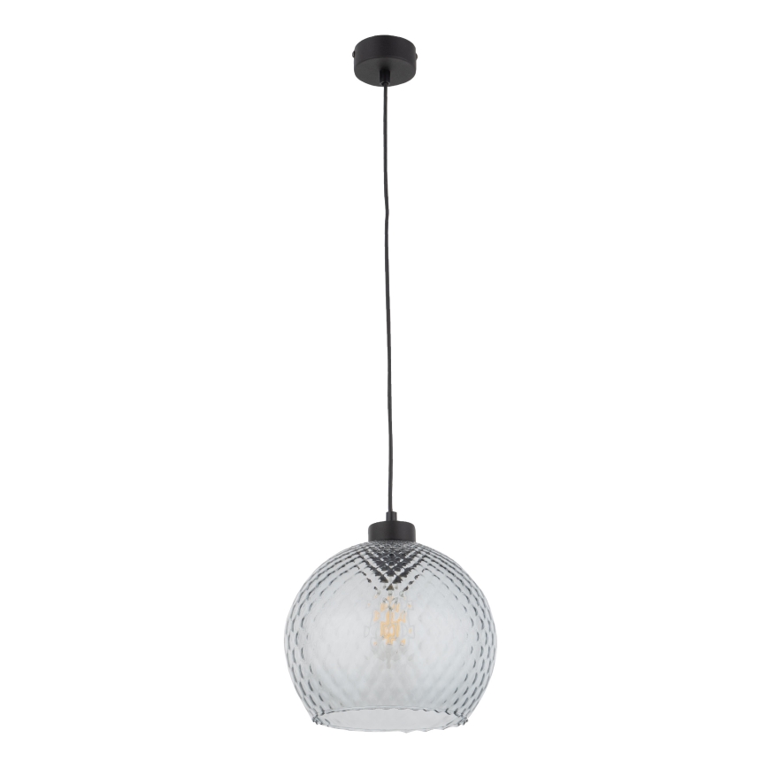 Vetro di ricambio per lampadario e applique DEVON E27, Ø 18 cm, grigio fumé