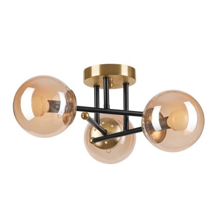 Vetro di ricambio per lampadario e applique GEORGIA G9 Ø 12 cm, fumé beige