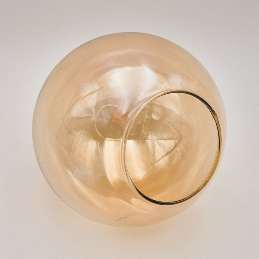 Vetro di ricambio per lampadario e applique GEORGIA G9 Ø 12 cm, fumé beige