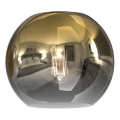 Vetro di ricambio per lampadario e applique MONTE E27 diametro 15 cm oro/fumé