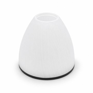 Vetro di ricambio per lampadario e applique RETRO, ANTICO E27 Ø 13 cm bianco/nero