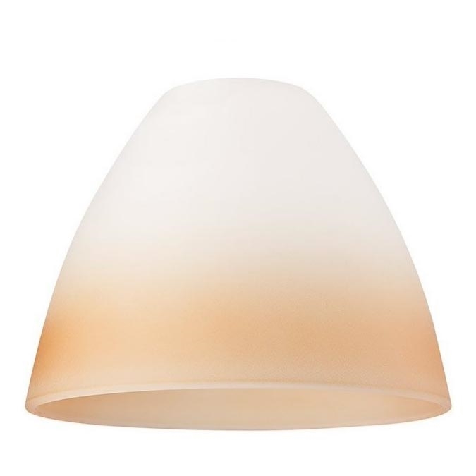 Vetro di ricambio per lampadario e applique TULIPAN E27 100x130 mm arancione