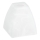 Vetro di ricambio per lampadario E14 10x13 cm bianco