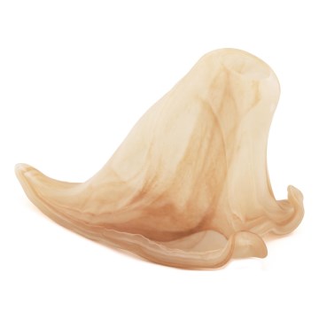 Vetro di ricambio per lampadario E14 11,5x18 cm beige