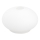 Vetro di ricambio per lampadario E14 diametro 13,5 cm bianco