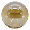 Vetro di ricambio per lampadario E14 diametro 15 cm beige